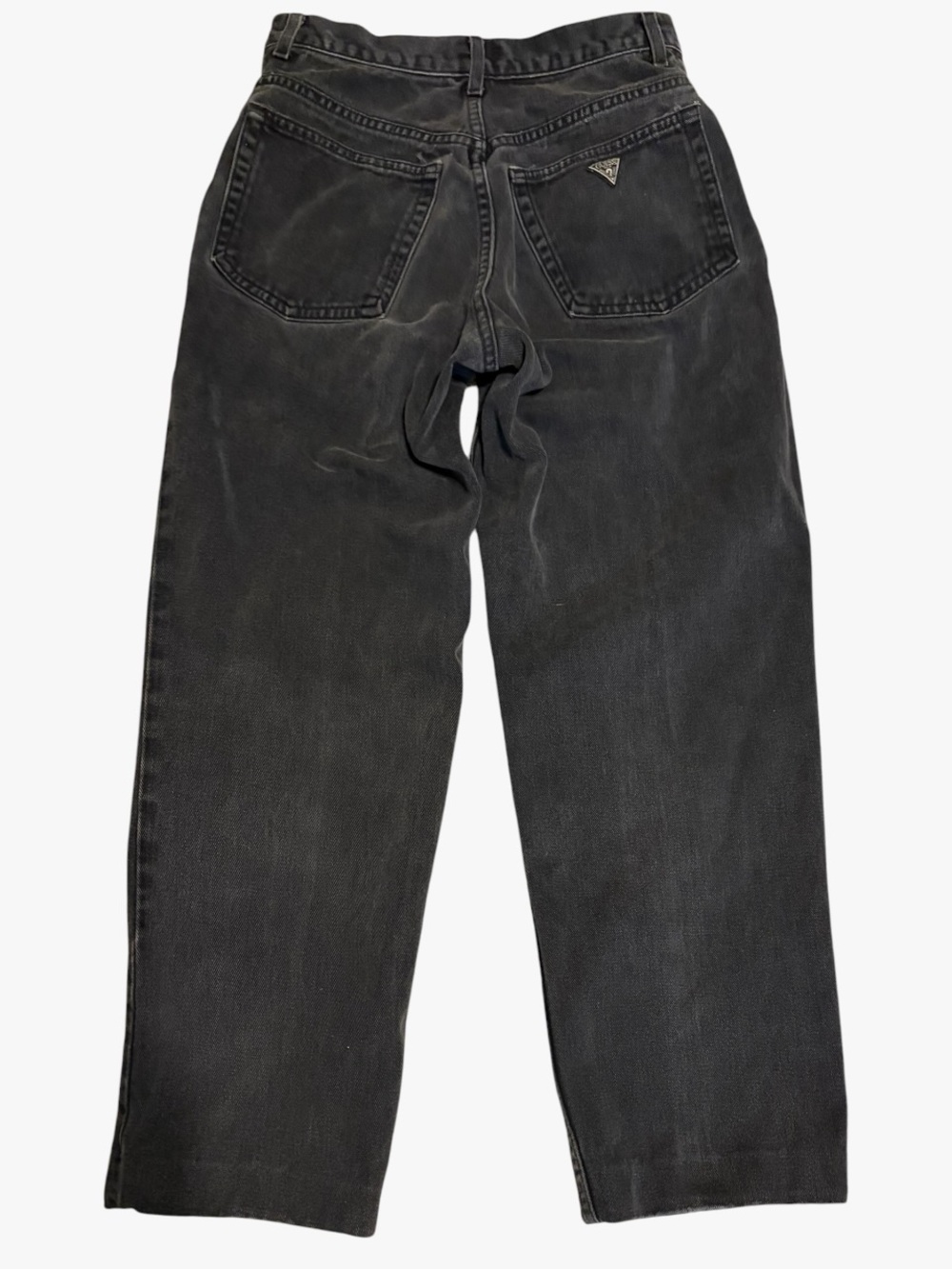 Authentic vintage 1994 Guess black denim jeans, - Size 28x26 (Tag 30)